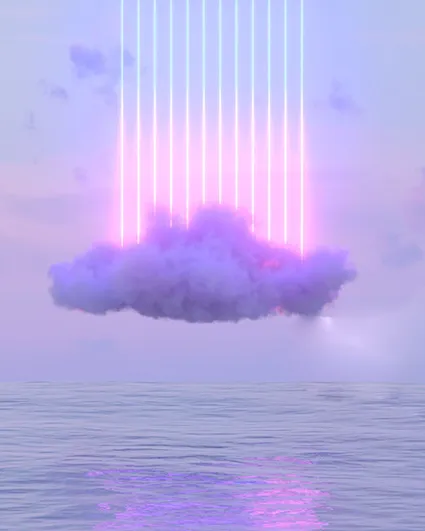 Illustraton zu Cloud-Lösungen in der IT für Unternehmen
